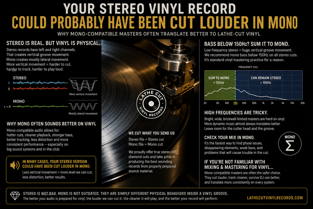 Your Stereo Vinyl Record Could Probably Have Been Cut Louder In Mono