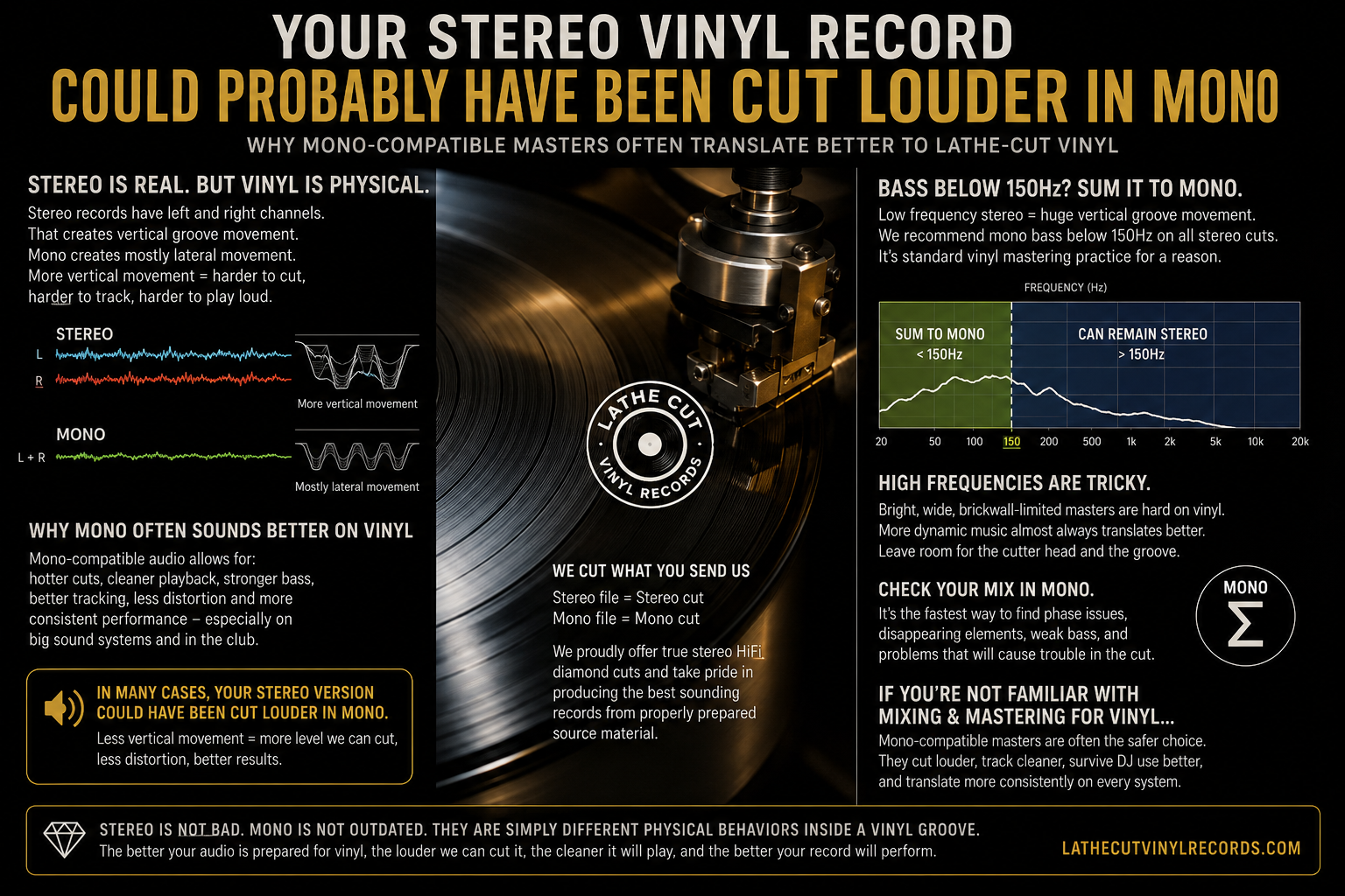 Your Stereo Vinyl Record Could Probably Have Been Cut Louder In Mono