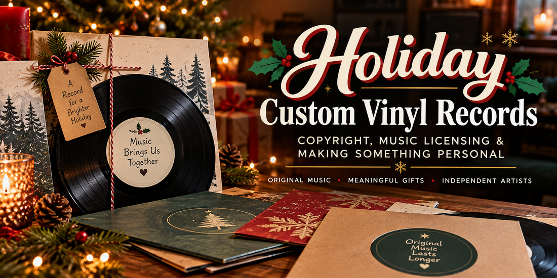 Custom Vinyl Records for the Holidays: Music, Copyright & Making Something Personal