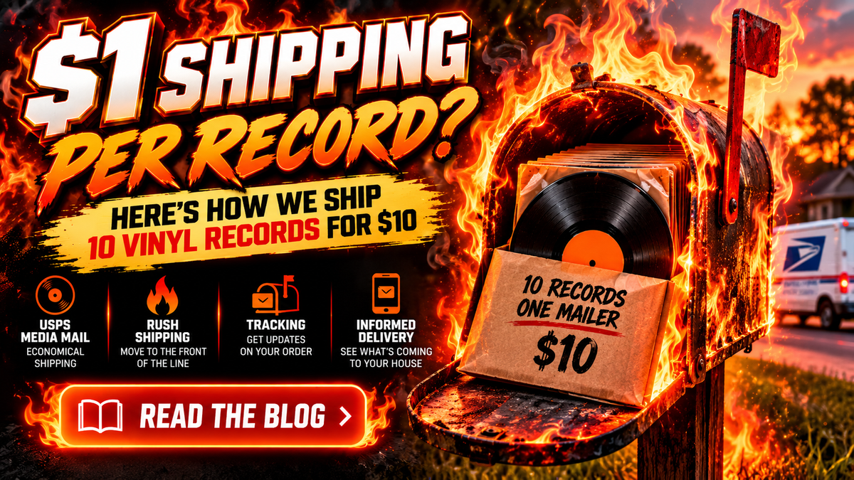 $1 Shipping Per Record? USPS Media Mail + Rush Shipping Explained
