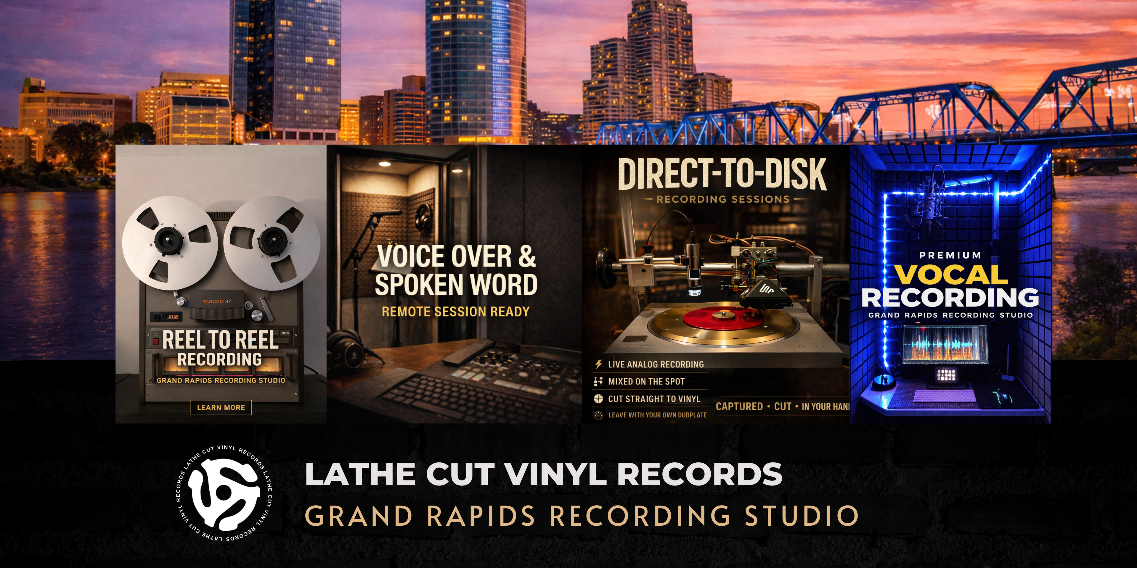 Grand Rapids Recording Studio | Lathe Cut Vinyl Records