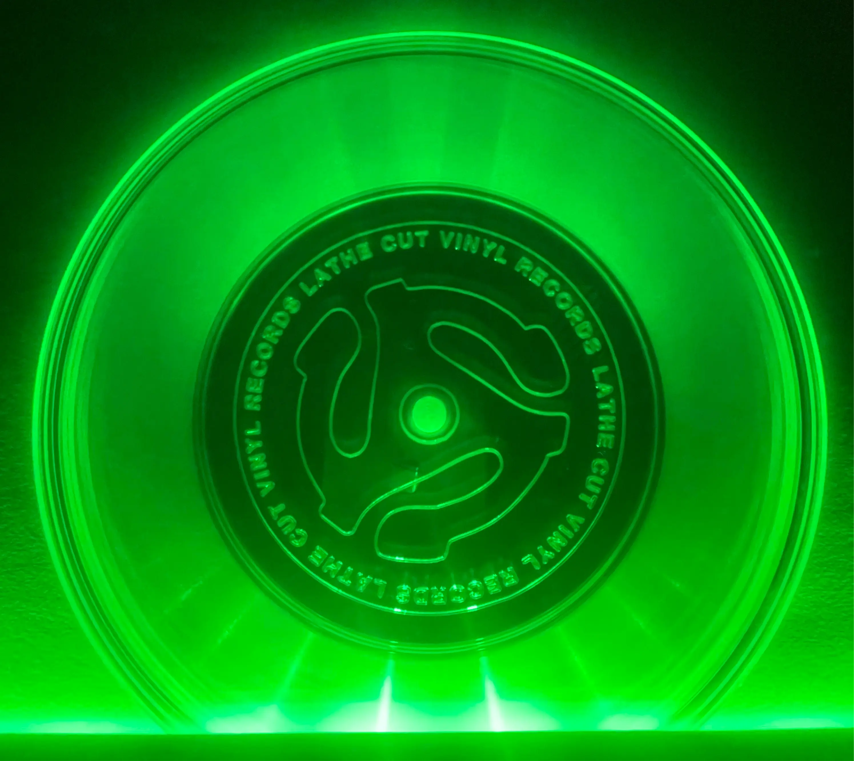 Custom Engraved Vinyl Record Center Labels | Unique Personalization ...