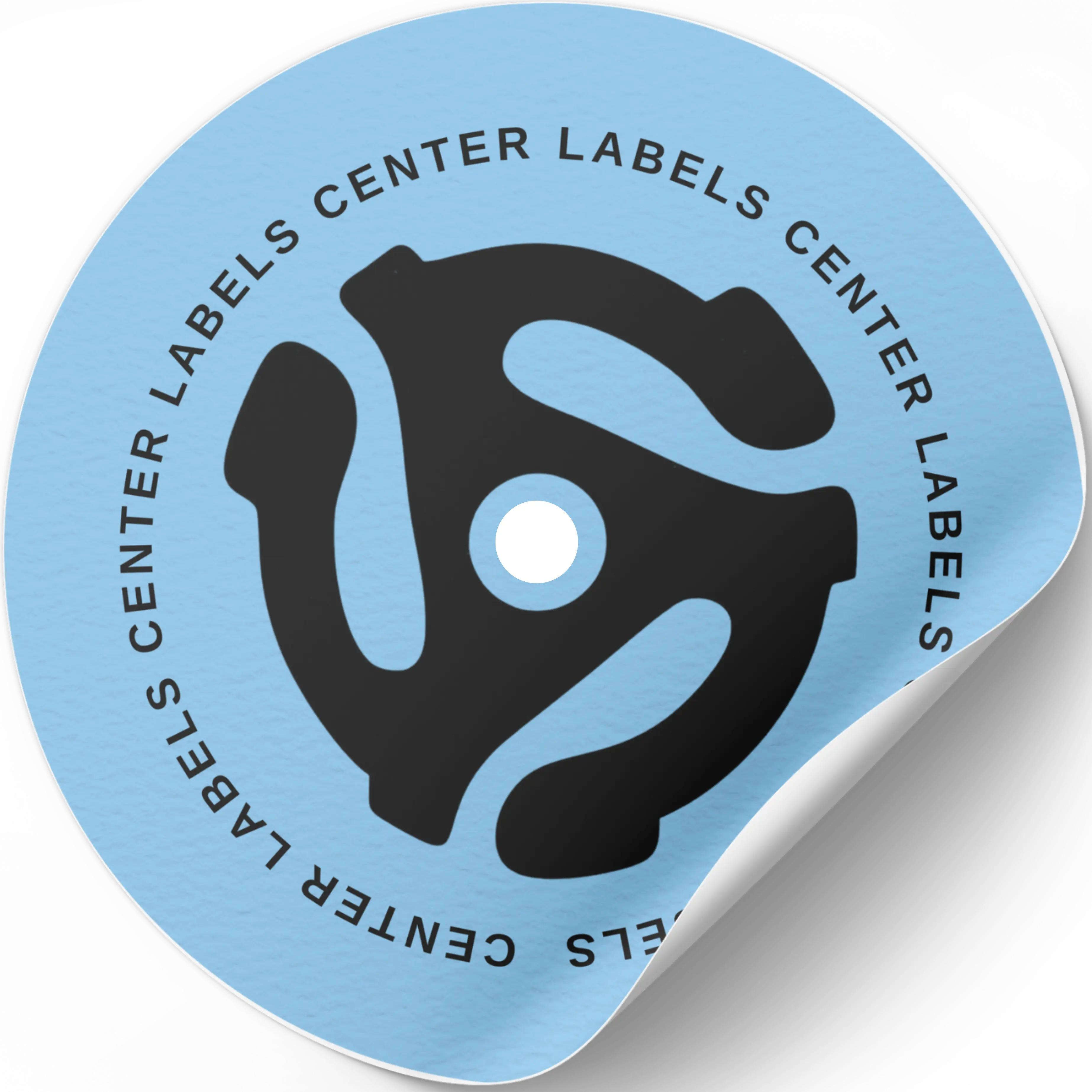 Vinyl Record Center Labels Lathe Cut Vinyl Records