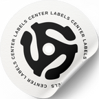 Vinyl Record Center Labels Lathe Cut Vinyl Records
