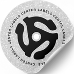 Vinyl Record Center Labels Lathe Cut Vinyl Records