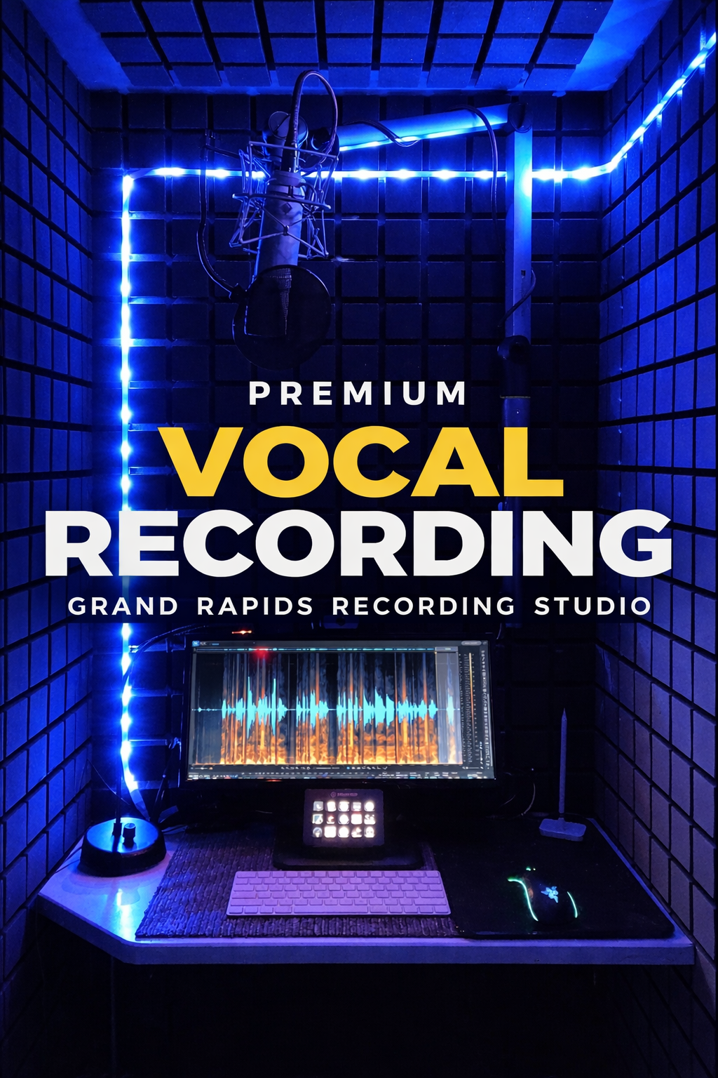 Premium Vocal Recording Sessions | Grand Rapids Recording Studio
