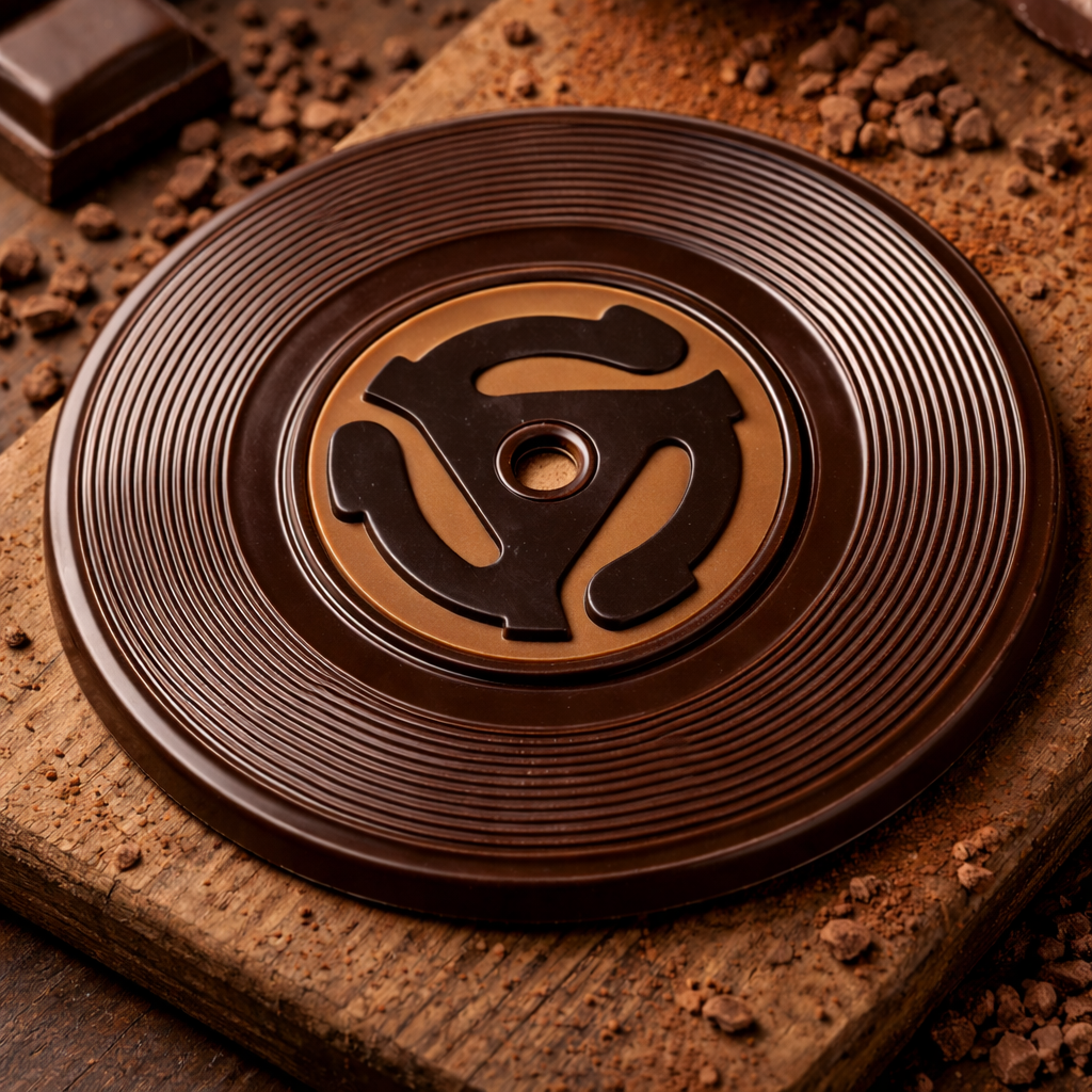 7" Chocolate Vinyl Record