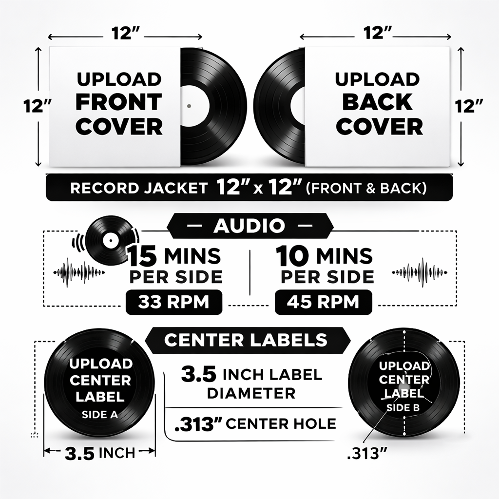 Make A Vinyl Record | Custom 12" Vinyl
