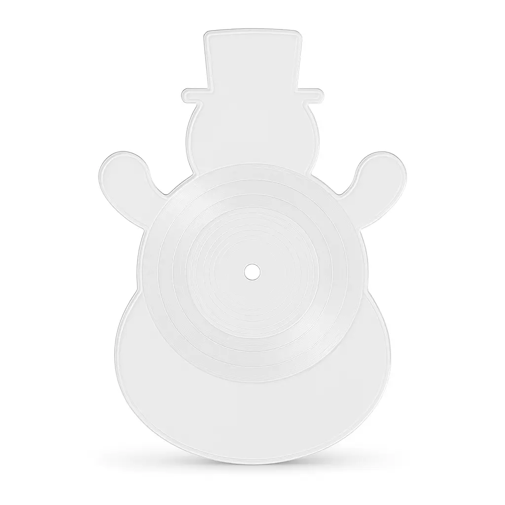 Shaped Lathe Cut Vinyl Records – Custom Holiday Gift Lathe Cut Vinyl Records