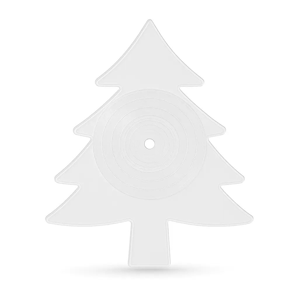 Shaped Lathe Cut Vinyl Records – Custom Holiday Gift Lathe Cut Vinyl Records