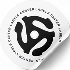 Vinyl Record Center Labels Lathe Cut Vinyl Records