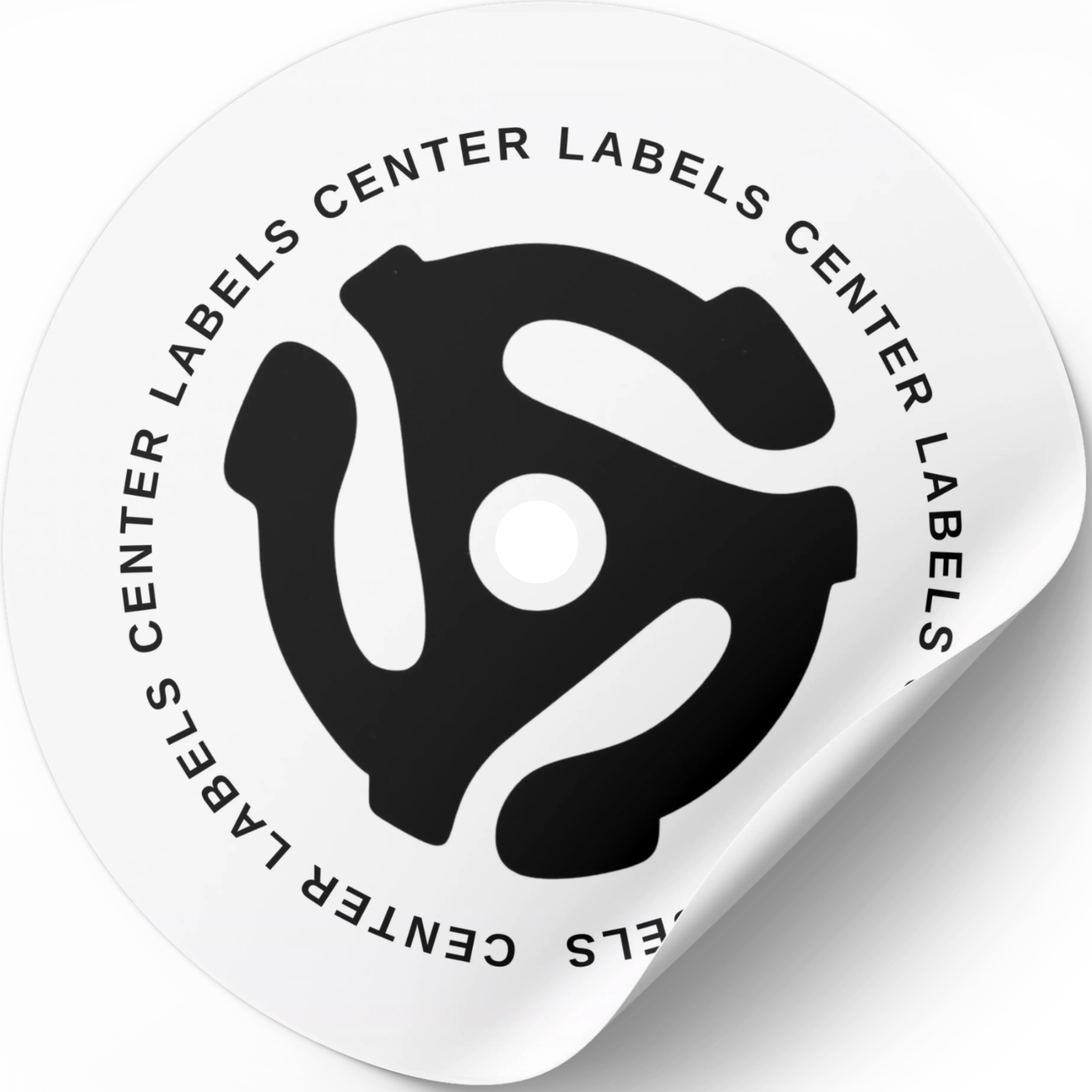Vinyl Record Center Labels Lathe Cut Vinyl Records