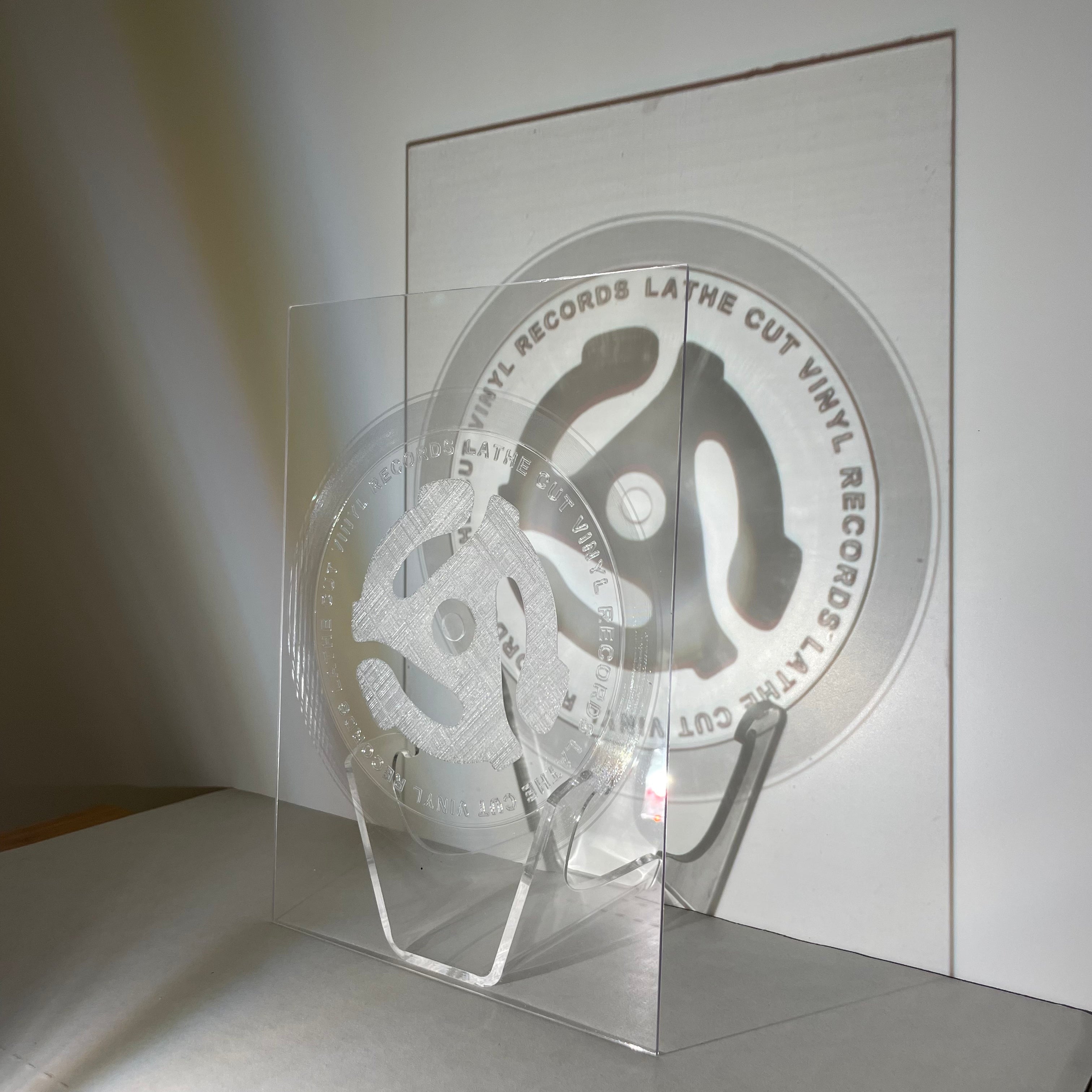 Make a Vinyl Record Postcard Lathe Cut Vinyl Records