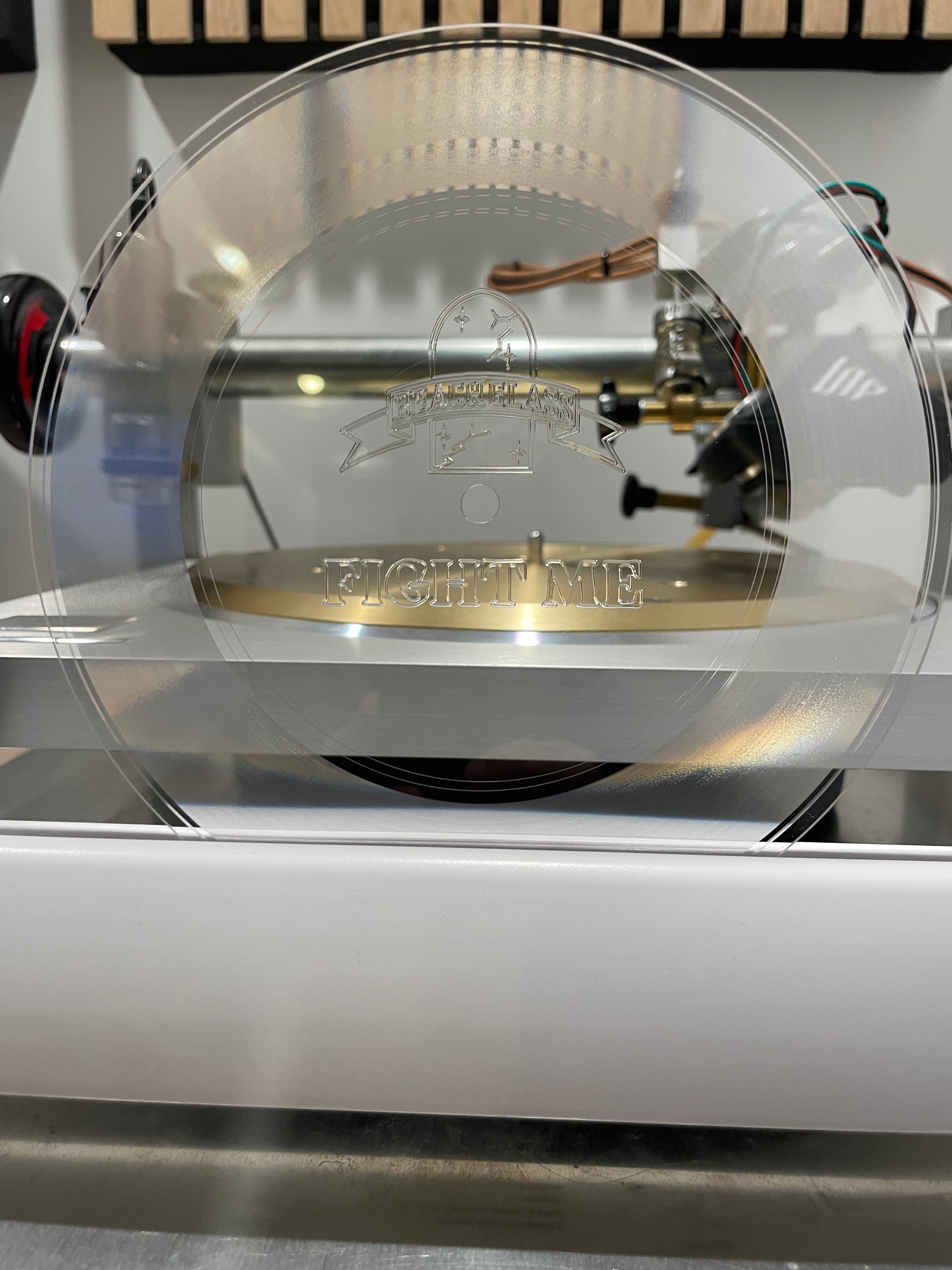 Custom Engraved Vinyl Record Center Labels (add on)