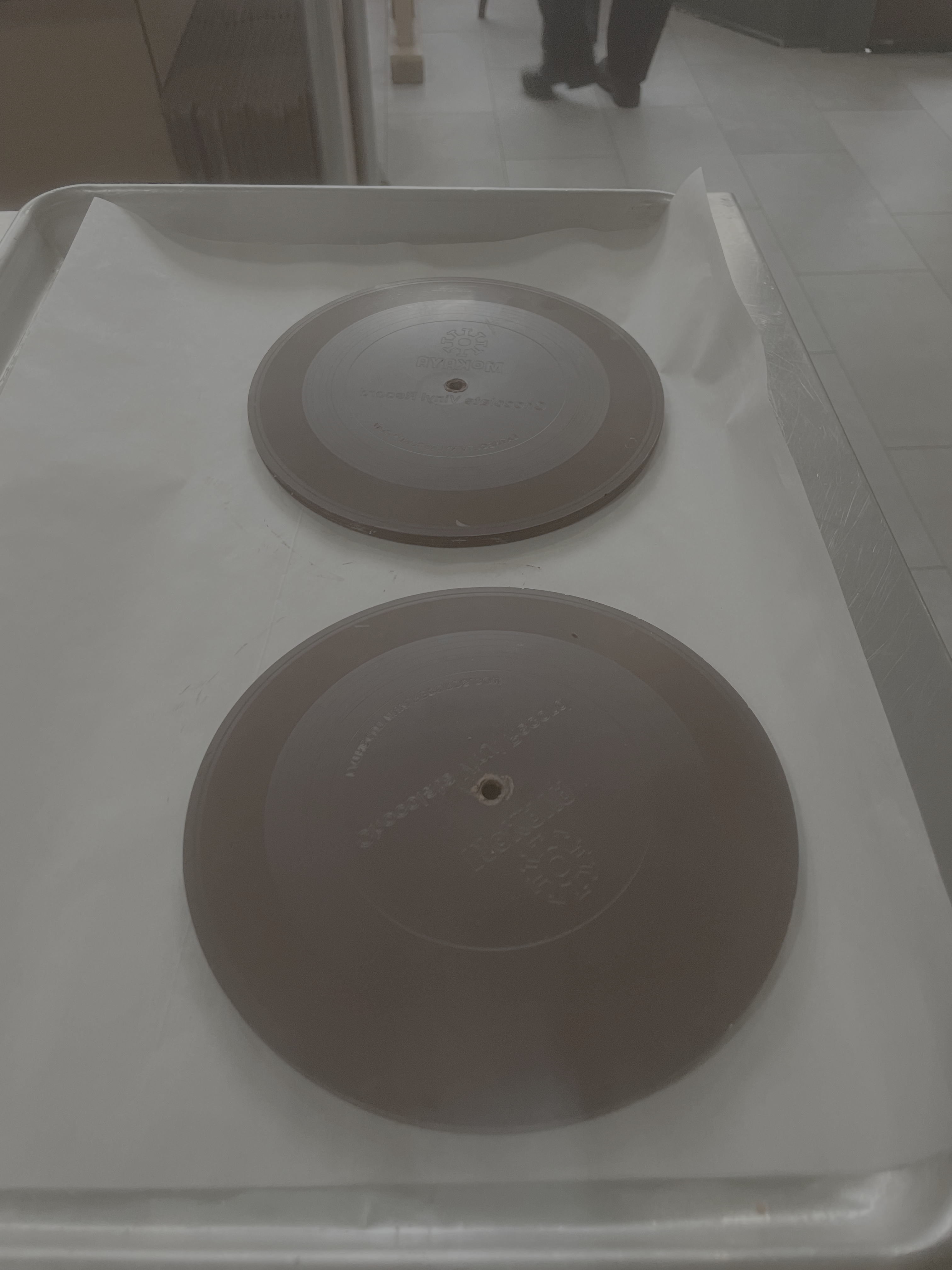 7" Chocolate Vinyl Record