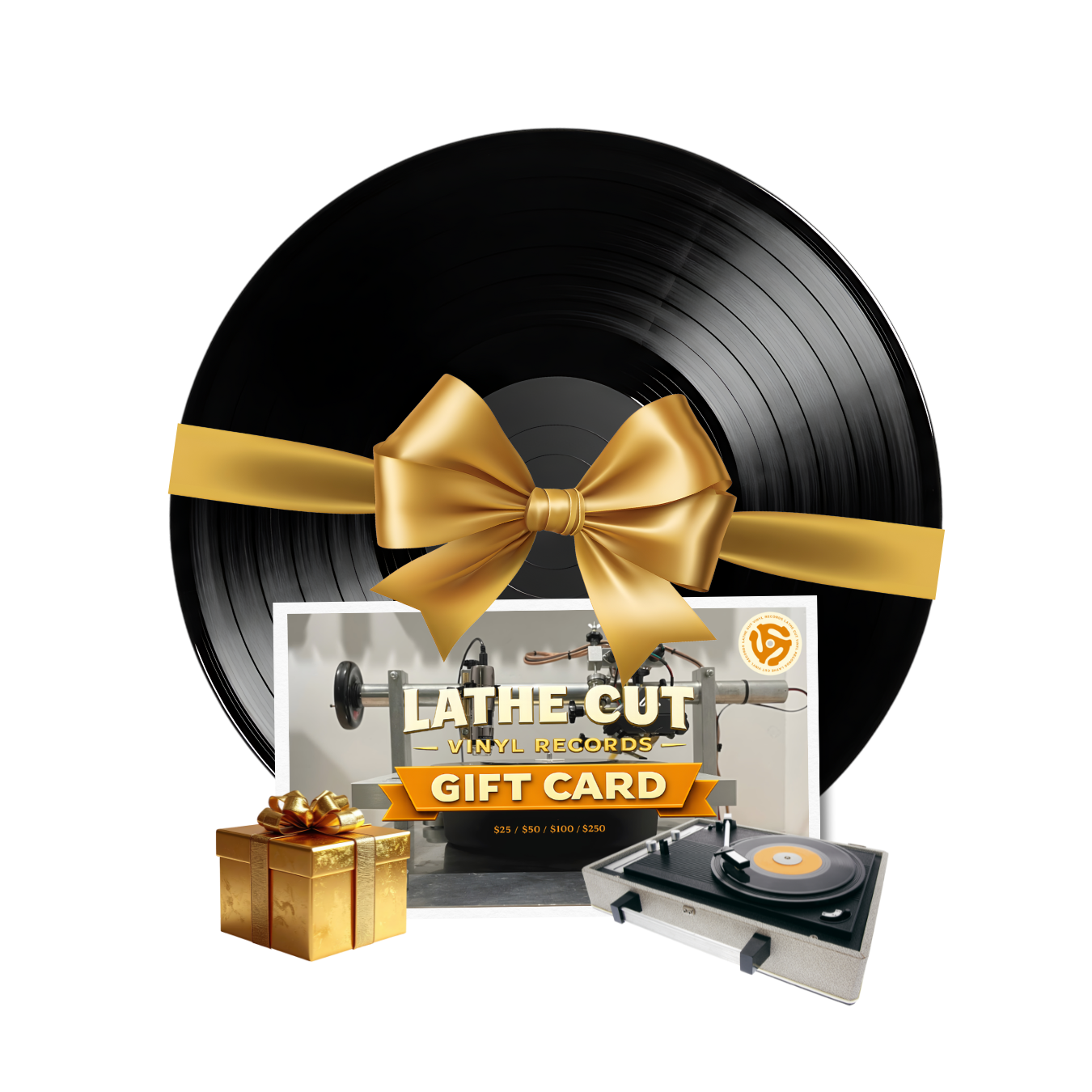 Lathe Cut Vinyl Records Gift Card