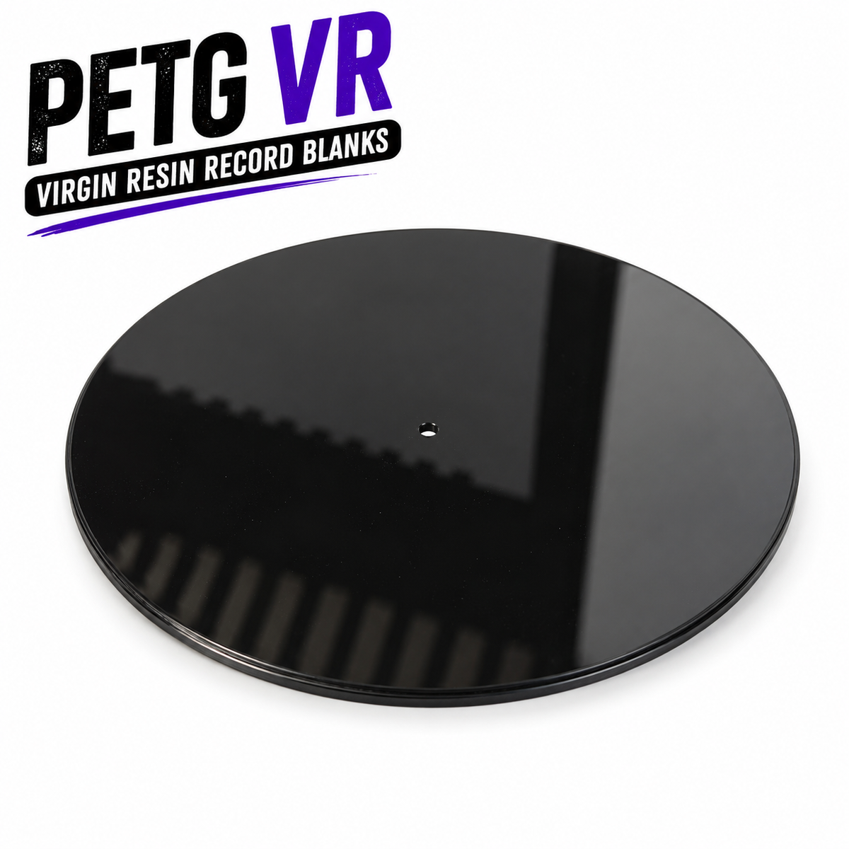 PETG VR Black Record Blanks – Diamond Cutting Optimized
