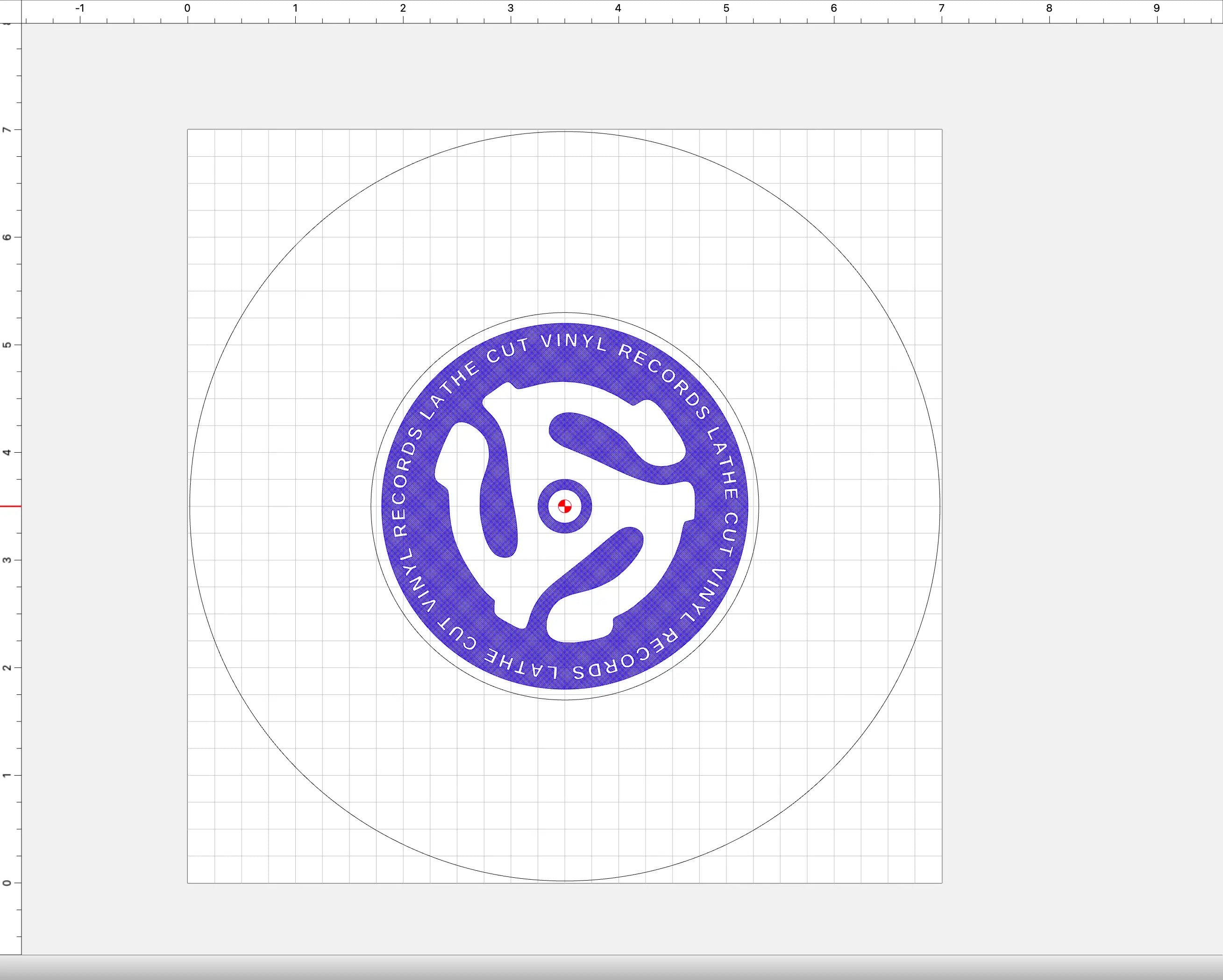 Custom Engraved Vinyl Record Center Labels Lathe Cut Vinyl Records