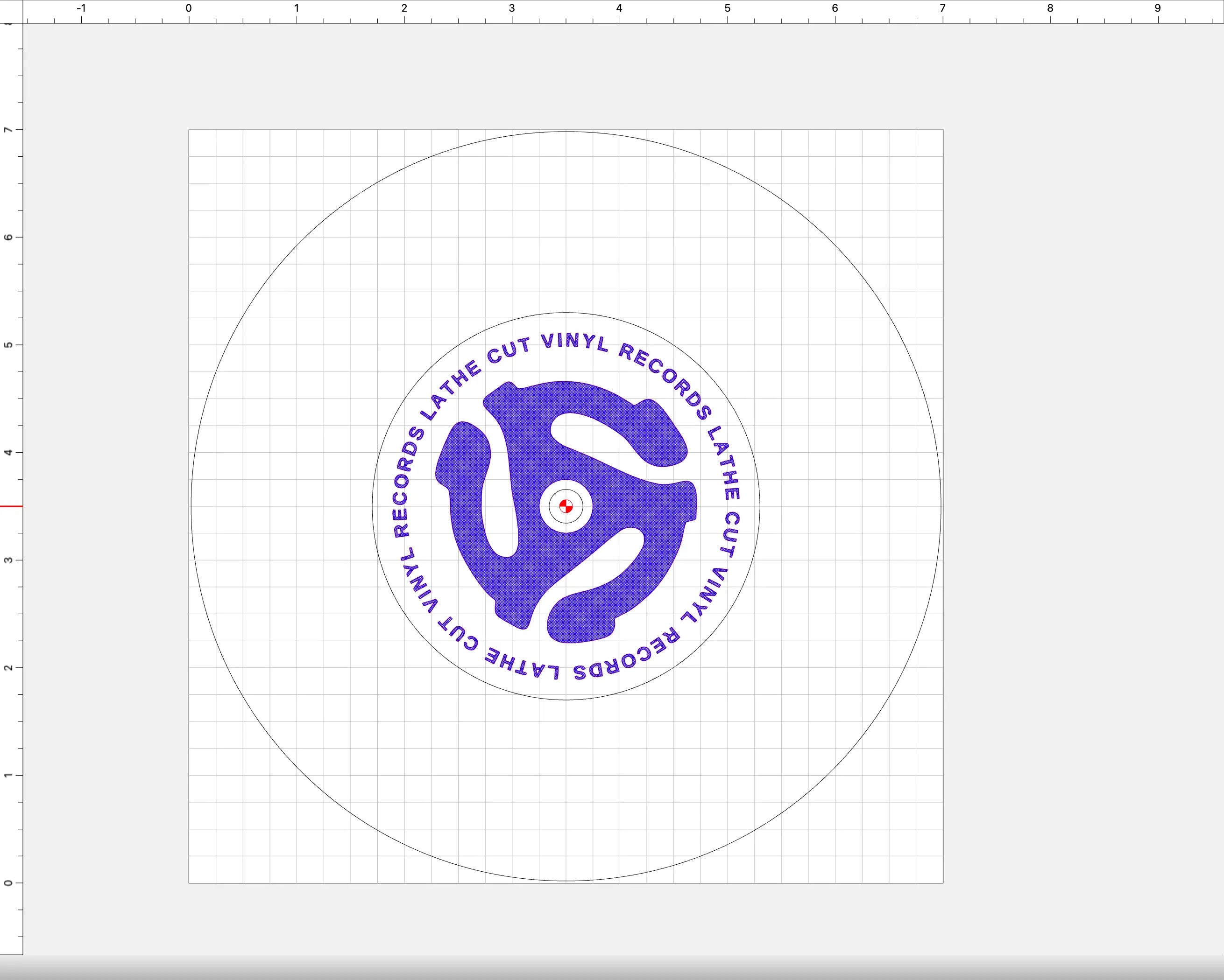 Custom Engraved Vinyl Record Center Labels Lathe Cut Vinyl Records