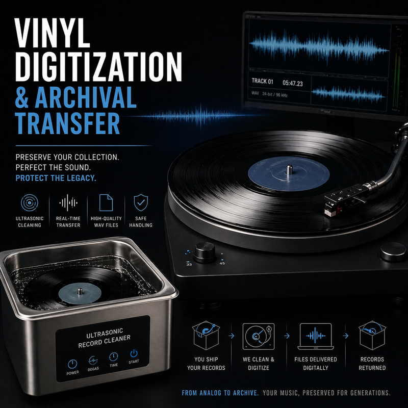 Vinyl Digitization & Archival Transfer