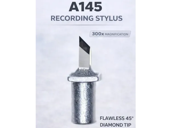 AccuPoint A145 Diamond Recording Stylus – Short Shank (Made in USA)